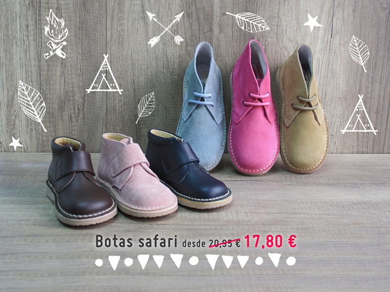 Botas Safari com Atacadores Botas Safari com Atacadores
