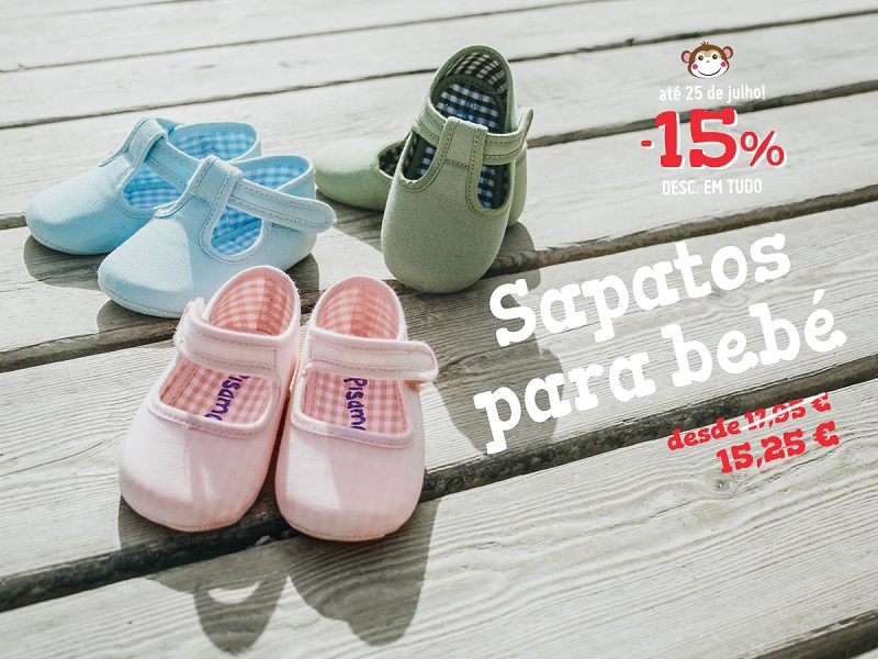 Saldos Pisamonas Sapatos para bebés Pisamonas Saldos Verao